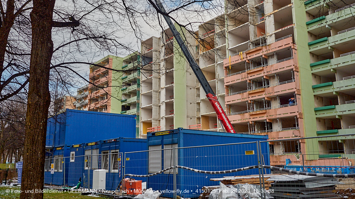 28.02.2023 - Sanierung in der Kurt-Eisner Straße Neuperlach